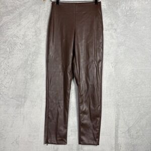 ✨ 2/$35 Old Navy Extra High-Rise Skinny Faux Leather Pants Brown Size 4
